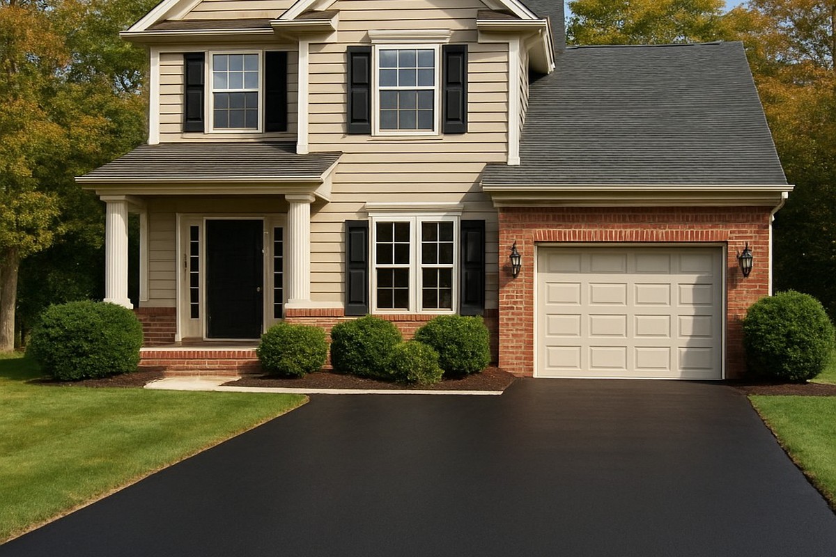 Sealcoated driveway photo