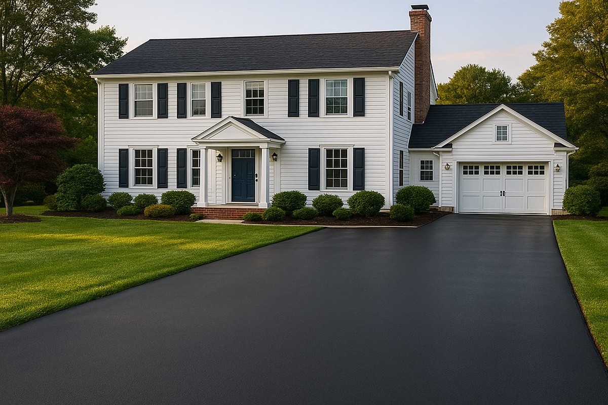 Sealcoated driveway photo
